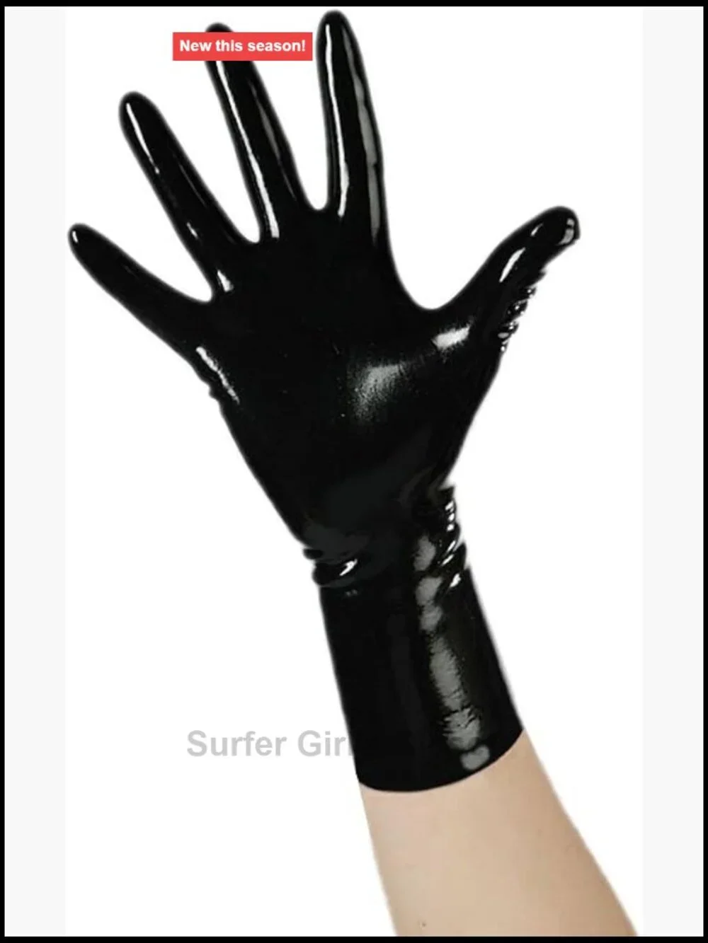 Latex Mixed Toes Wrist Gloves Short Rubber Secrets Gloves